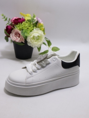 Buty sportowe damskie na płaskim (36-41) V097 BLACK
