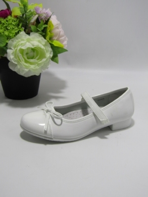 Baleriny dziewczęce (32-37) DC608 WHITE