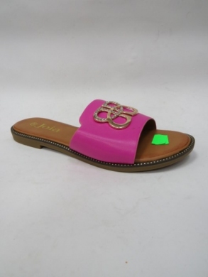 Klapki damskie na płaskim (36-41) W-97 FUCHSIA