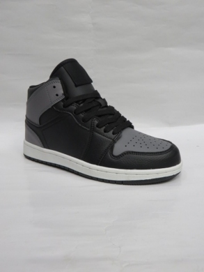 Buty sportowe damskie na płaskim (36-41) S1210 BLACK/GREY