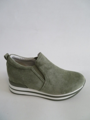 Buty sportowe damskie na koturnie (36-41) HQ-986 GREEN