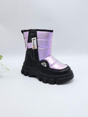 Śniegowce dziewczęce (27-32) A202 BL/PURPLE