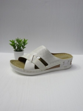 Klapki damskie na koturnie (36-41) N22-882 WHITE