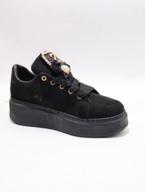Buty sportowe damskie na płaskim (36-41) GA8813-2 BLACK