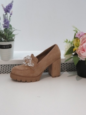 Półbuty damskie na obcasie (36-41) 168-553 BLACK