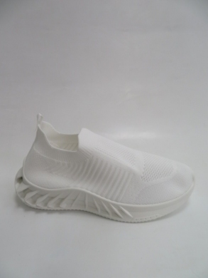 Buty sportowe damskie na płaskim (36-41) 2155-2 WHITE