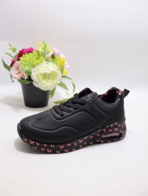Buty sportowe damskie na płaskim (36-41) G25-1 BLACK