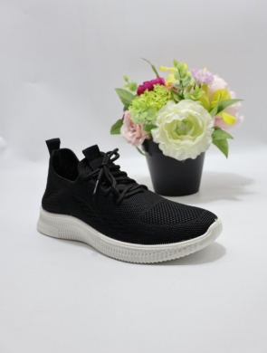 Buty sportowe damskie na płaskim (36-41) EV-351 BL/WH