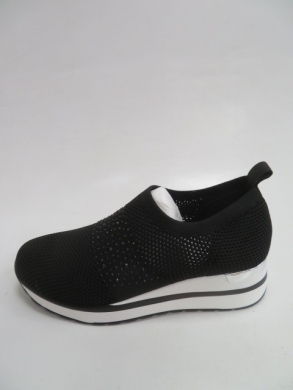 Buty sportowe damskie na koturnie (36-41) HQ261 BLACK