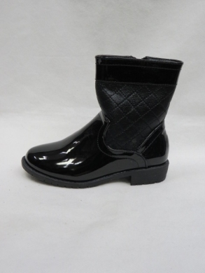 Botki dziewczęce ocieplane (30-35) 2129-12 BLACK