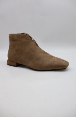 Botki damskie na płaskim (36-41) D271 KHAKI