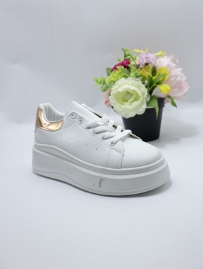 Buty sportowe damskie na płaskim (36-41) BK221 GOLD