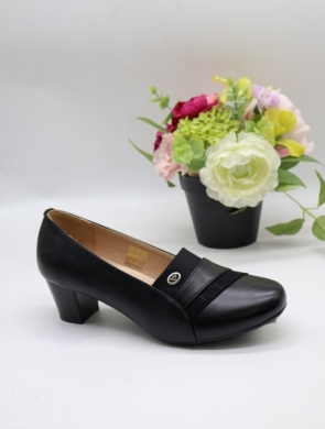 Półbuty damskie na obcasie (36-41) 2659-1 BLACK
