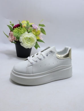 Buty sportowe damskie na płaskim (36-41) BK221 GOLD