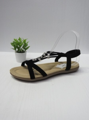 Sandały damskie na płaskim (36-41) 858-18 BLACK