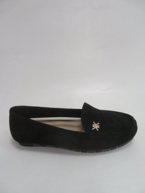 Mokasyny damskie na płaskim (36-41) GS18 BLACK