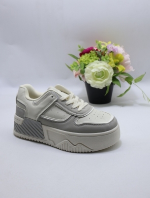 Buty sportowe damskie na płaskim (36-41) 6119 GREY