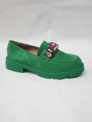 Mokasyny damskie na płaskim (36-41) JH270 GREEN