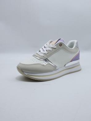 Buty sportowe damskie (36-41) A49 WHITE/PURPLE