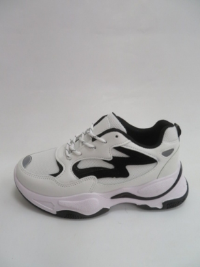 Sneakersy damskie niskie (36-41) A07-30 NEGRO