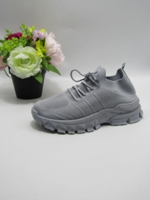 Buty sportowe damskie na płaskim (36-41) CWB11 GREY