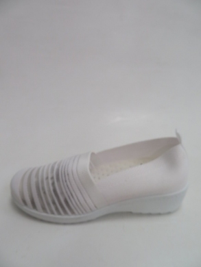 Tenisówki Damskie na koturnie (36-41) 19029 WHITE