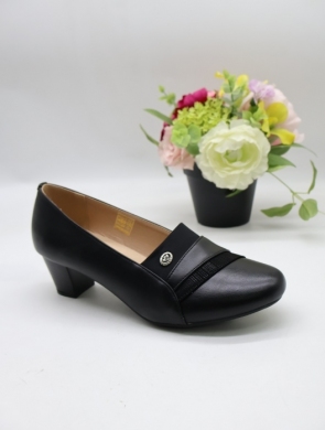 Półbuty damskie na obcasie (36-41) 2659-1 BLACK