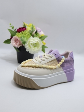 Buty sportowe damskie na płaskim (36-41) N017 PURPLE