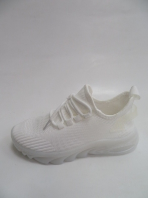 Buty sportowe damskie na płaskim (36-41) 1127 WHITE