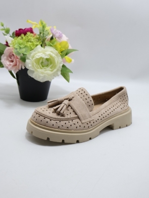 Mokasyny damskie na płaskim (36-41) A725 BEIGE