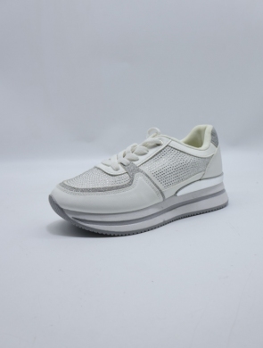 Buty sportowe damskie na płaskim (36-41) SX18 WHITE