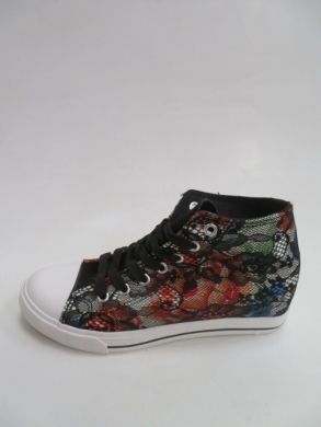 Trampki Damskie na koturnie (36-41) AC09 BLACK