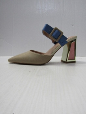 Sandały damskie na obcasie (36-41) 38-269 KHAKI