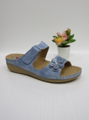 Klapki damskie na koturnie (36-41) KS8-518 LBLUE