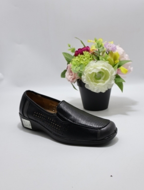 Półbuty damskie na płaskim (36-42) 2191-9 BK/GR