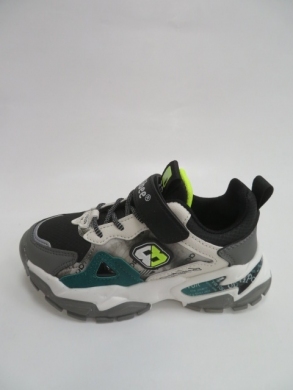 Sportowe Chłopięce (32-37) L218 GREY/GREEN