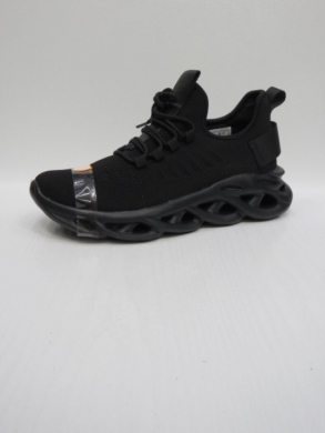 Buty sportowe damskie na płaskim (36-41) B-2 BLACK/BLACK