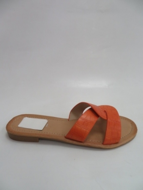 Klapki damskie na płaskim (36-41) J65 ORANGE