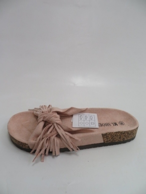 Klapki damskie na płaskim (36-41) 1001-18 PINK