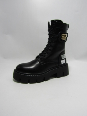 Botki damskie na płaskim (36-41) DE833 BLACKPU