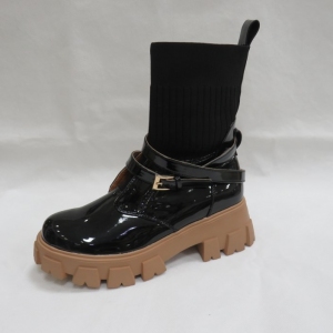 Botki damskie na płaskim (36-41) A7515CAMEL