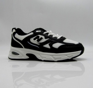 Buty sportowe damskie na płaskim (36-41) GG681 BLACK