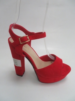 Sandały damskie na obcasie (36-41) 779 RED