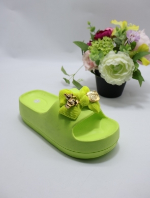 Basenówki damskie (36-41) 18350-6 GREEN