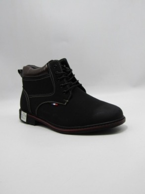 Botki męskie ocieplane (40-46) 9363-1 BLACK