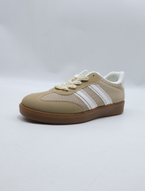 Buty sportowe damskie na płaskim (36-41) K1753 BEIGE
