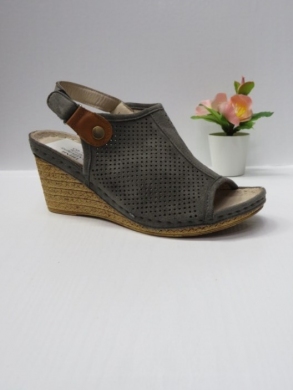 Sandały damskie na koturnie (36-41) 7AA225 DGREY