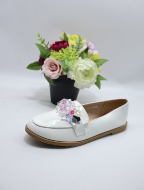 Mokasyny damskie na płaskim (36-41) LCL-27 WHITE