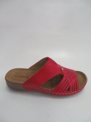 Klapki damskie na płaskim (36-41) 6759-6 RED
