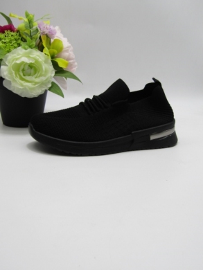 Buty sportowe damskie na płaskim (36-41) FM-25 ALLBLACK